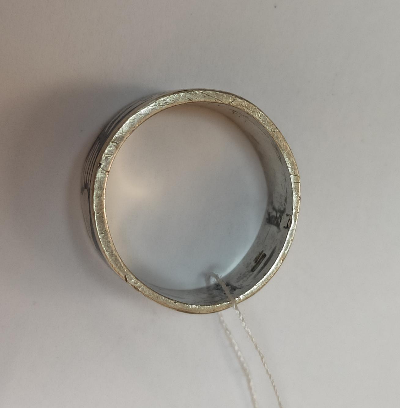 Серебряное кольцо с эмалью (33646854) 1
