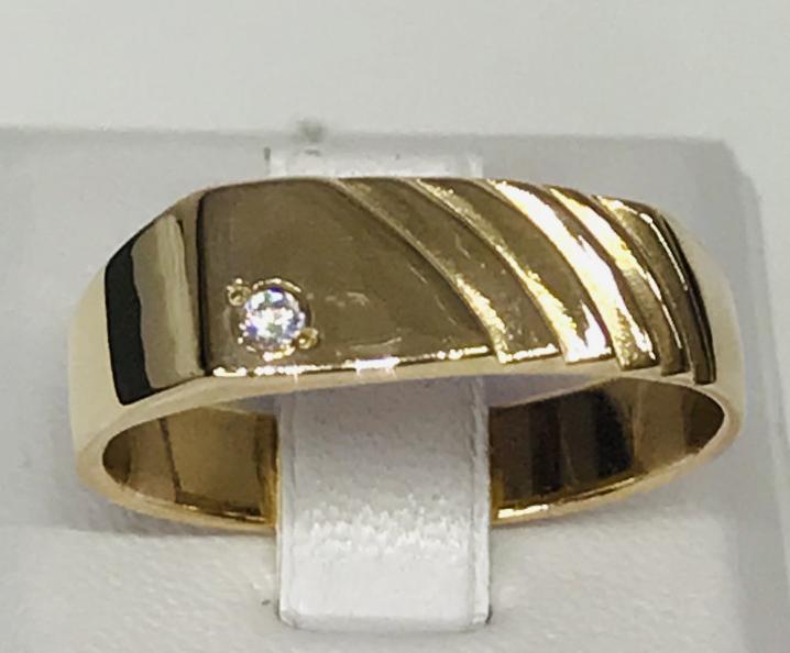 Перстень из красного золота с цирконием (28798941) 0