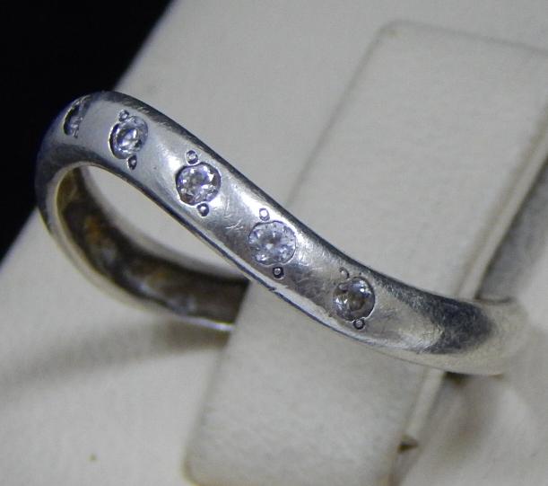 Серебряное кольцо с цирконием (30512830) 0