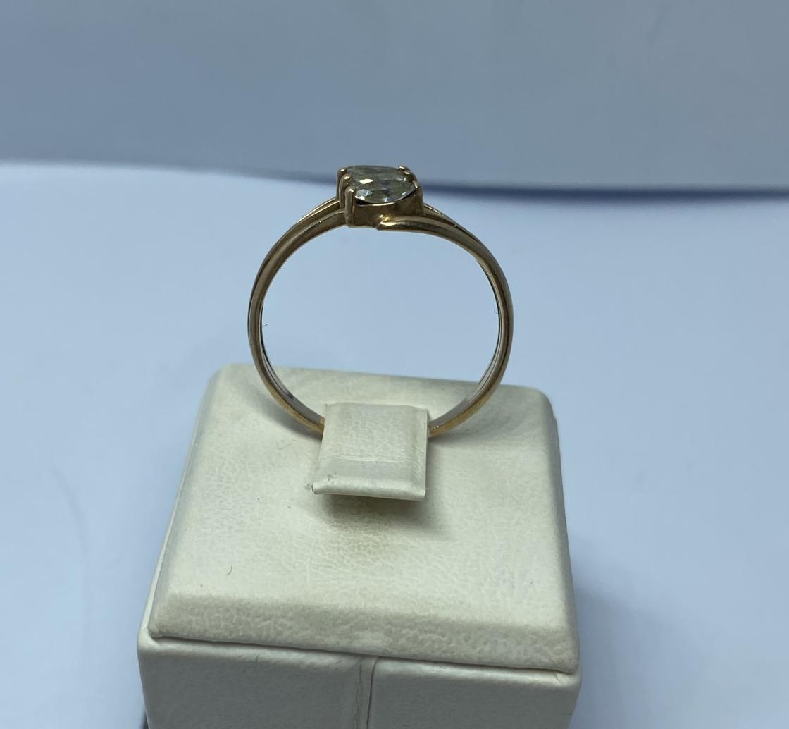 Кольцо из красного золота с цирконием (33730654) 2