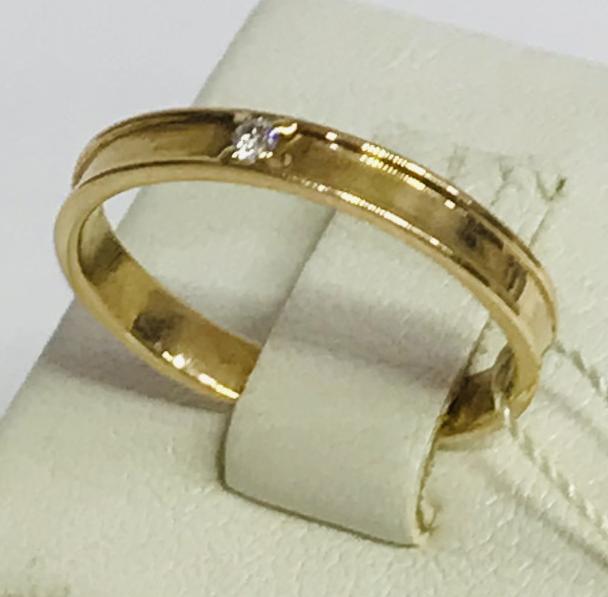 Кольцо из красного золота с цирконием (30145623) 2