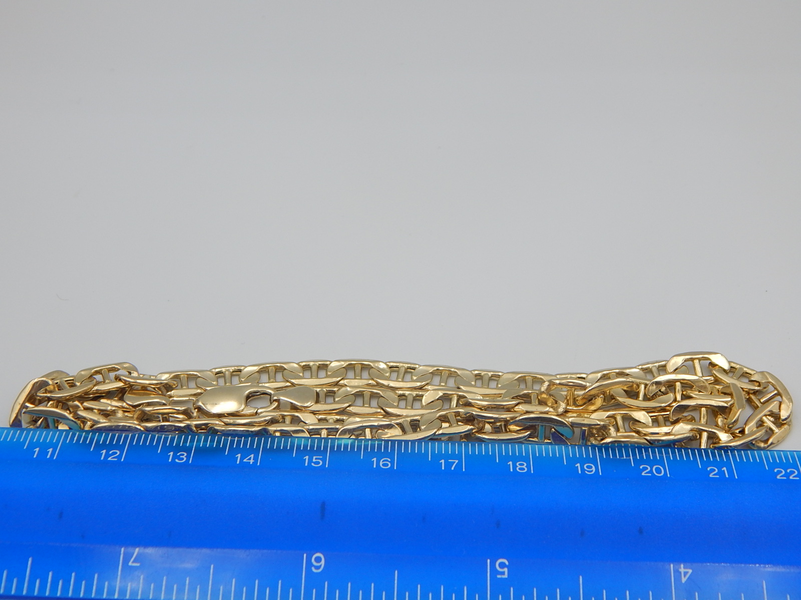 Цепь из желтого золота с плетением морское якорное (33678839) 4