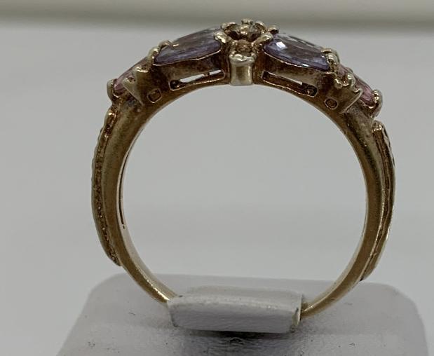 Серебряное кольцо с цирконием (33464651) 1