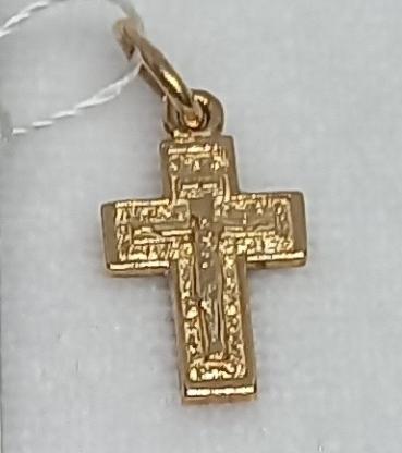 Підвіс-хрест із червоного золота (29309951)  0