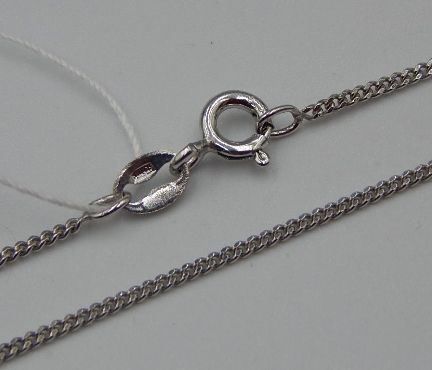 Серебряная цепь с плетением панцирное (31119081) 0