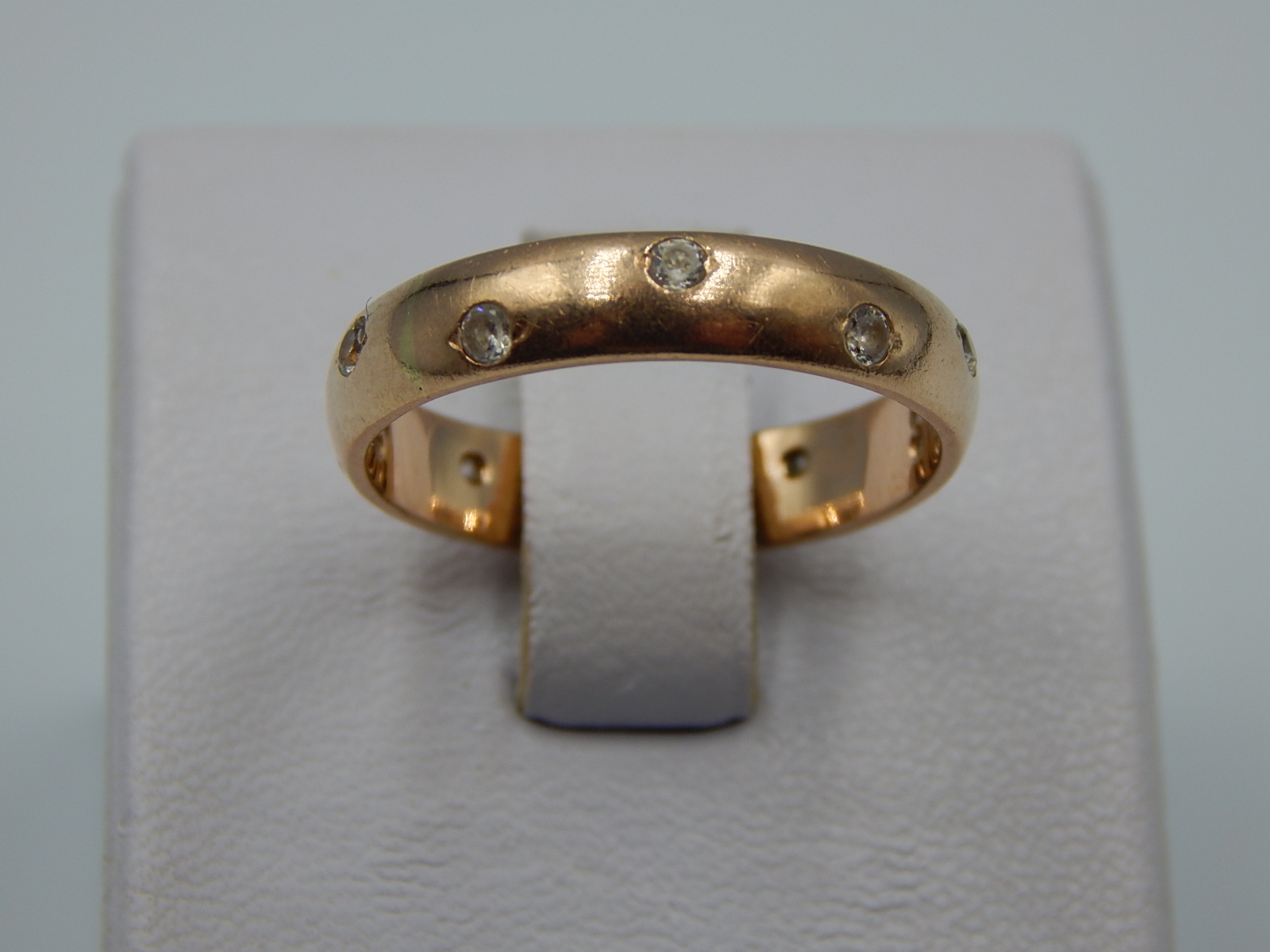 Кольцо из красного золота с цирконием (33722893)  1