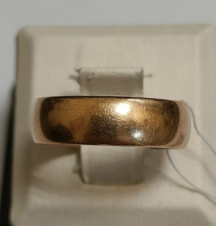 Обручальное кольцо из красного золота (33961826) 0