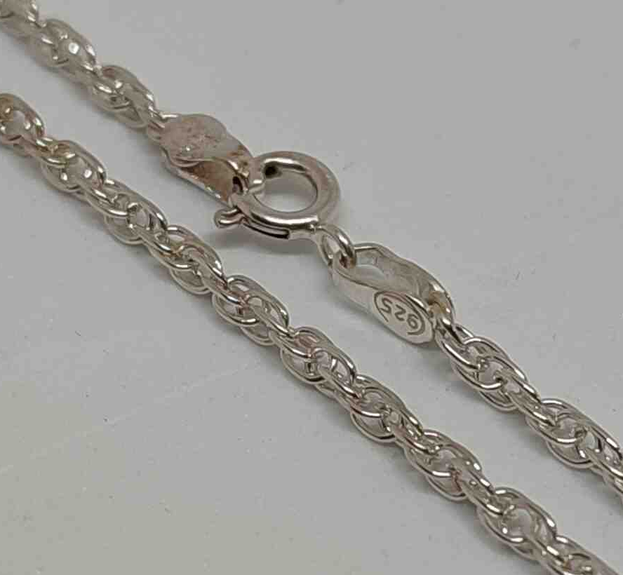 Серебряная цепь с плетением Кордовое (28840088) 0