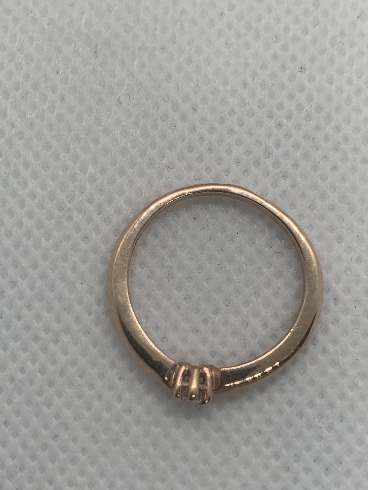 Кольцо из красного золота с бриллиантом (-ми) (31541232) 4