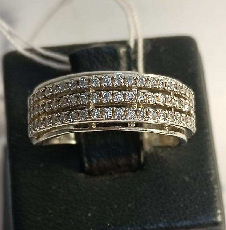 Серебряное кольцо с цирконием (32276142) 0