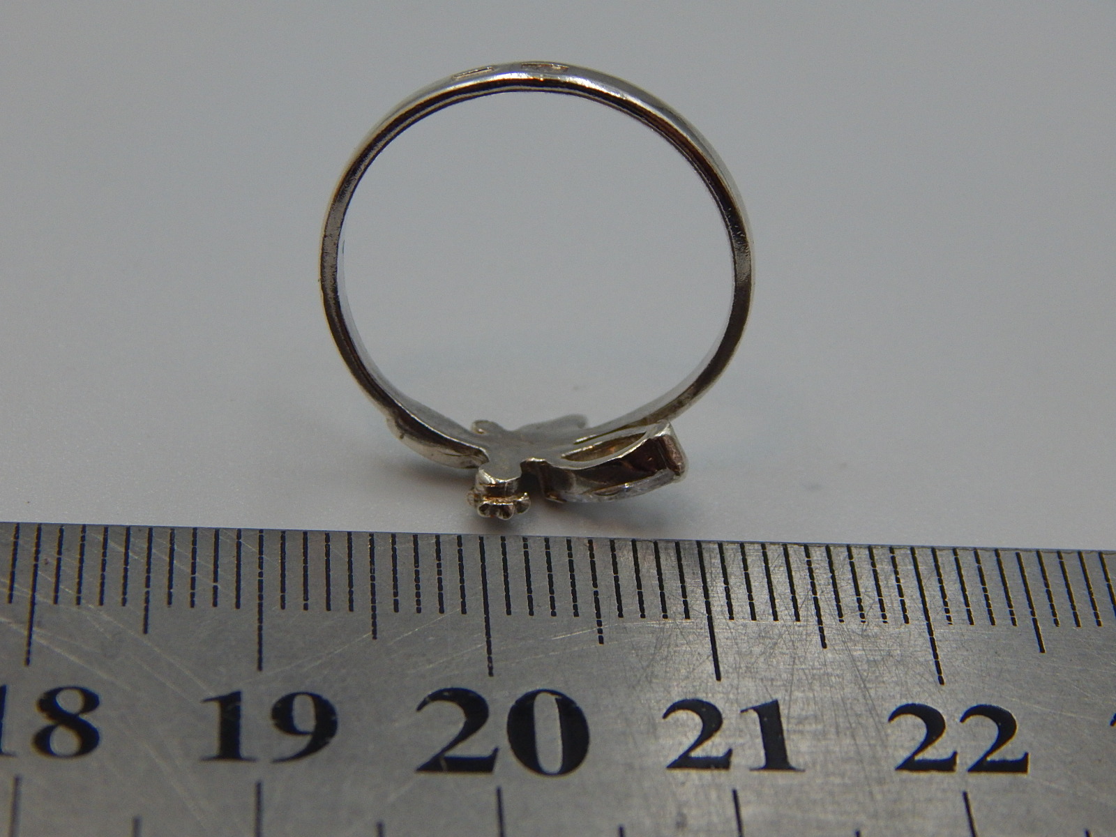 Серебряное кольцо с цирконием (32440681) 4