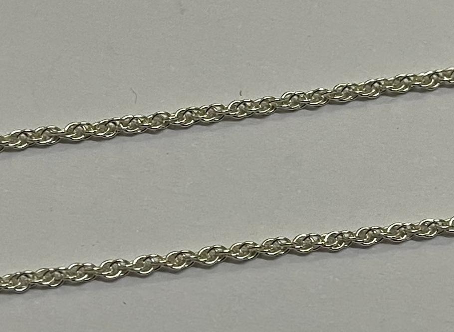 Серебряная цепь с плетением Кордовое (33344359) 0