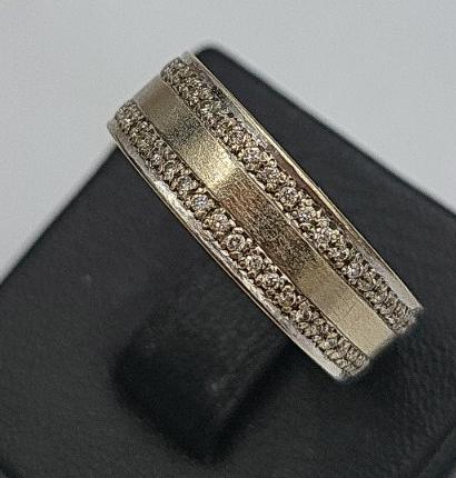 Кольцо из белого золота с бриллиантом (-ми) (29883210) 2