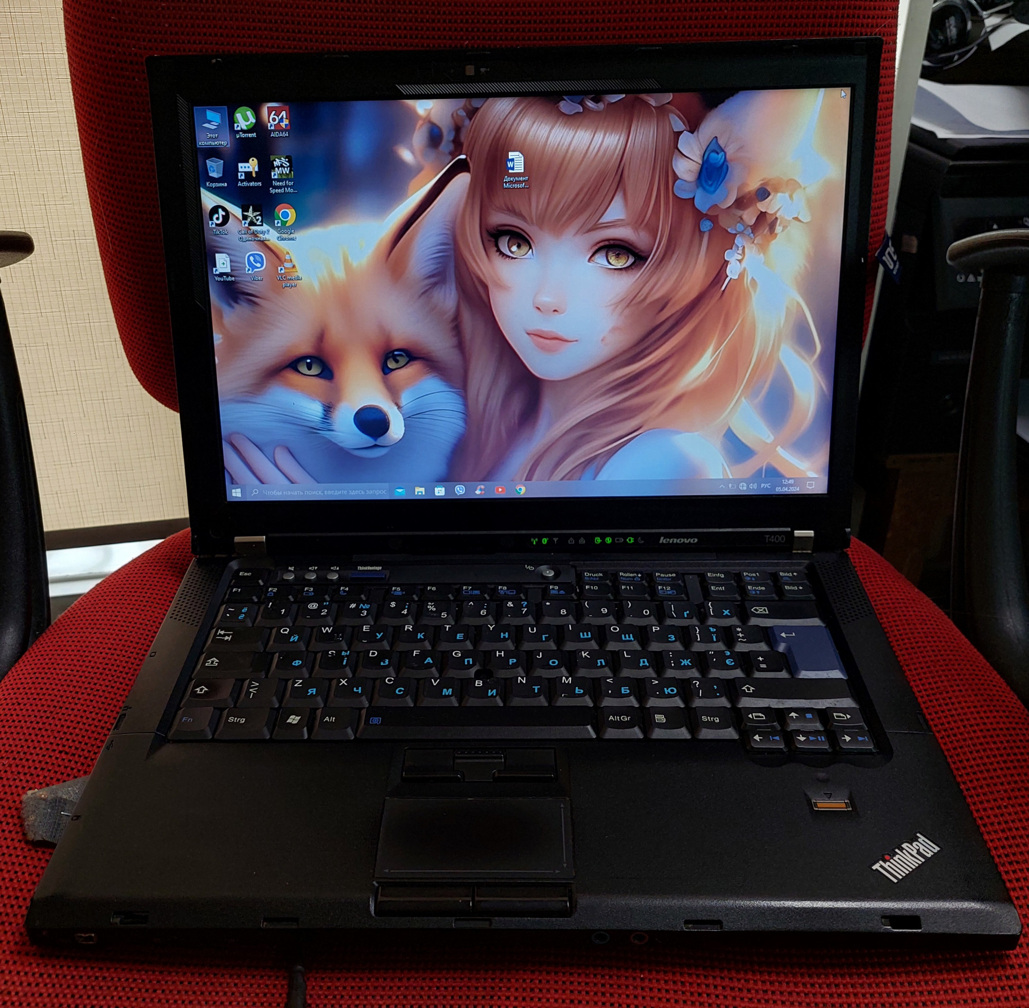 Ноутбук Lenovo ThinkPad T400 (Intel Core 2 Duo P8600/4Gb/HDD320Gb) (16252414) 5