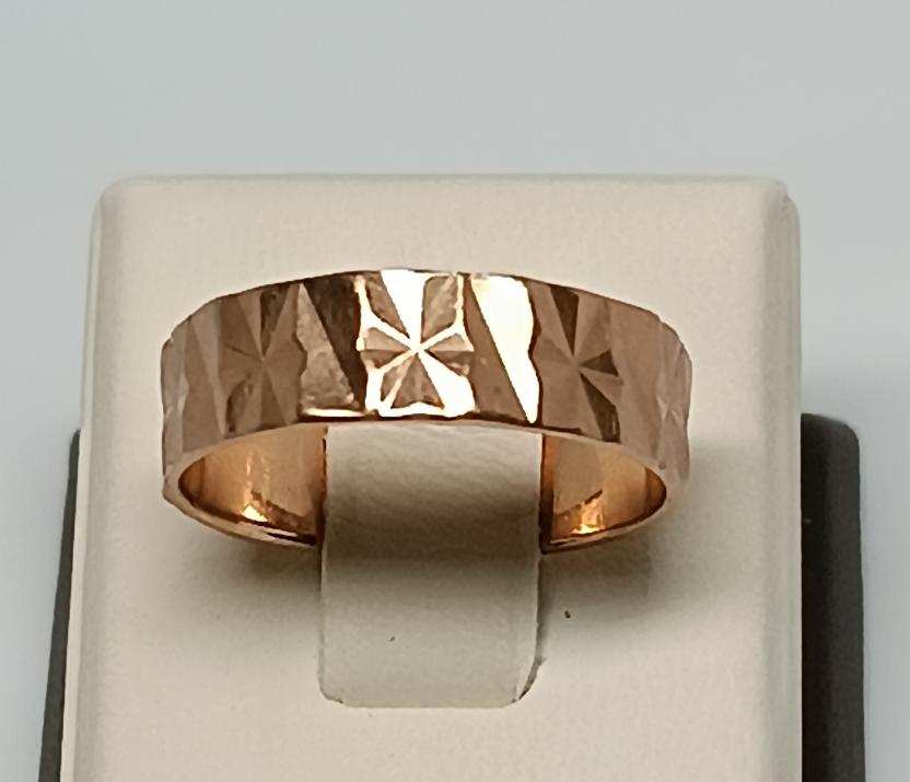 Обручальное кольцо из красного золота (33808947)  2