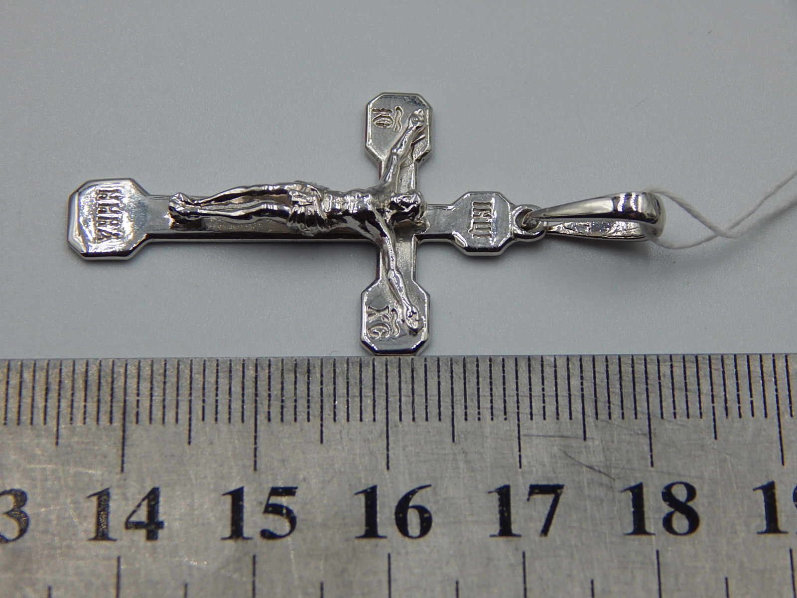 Срібний підвіс-хрест (32250830) 3