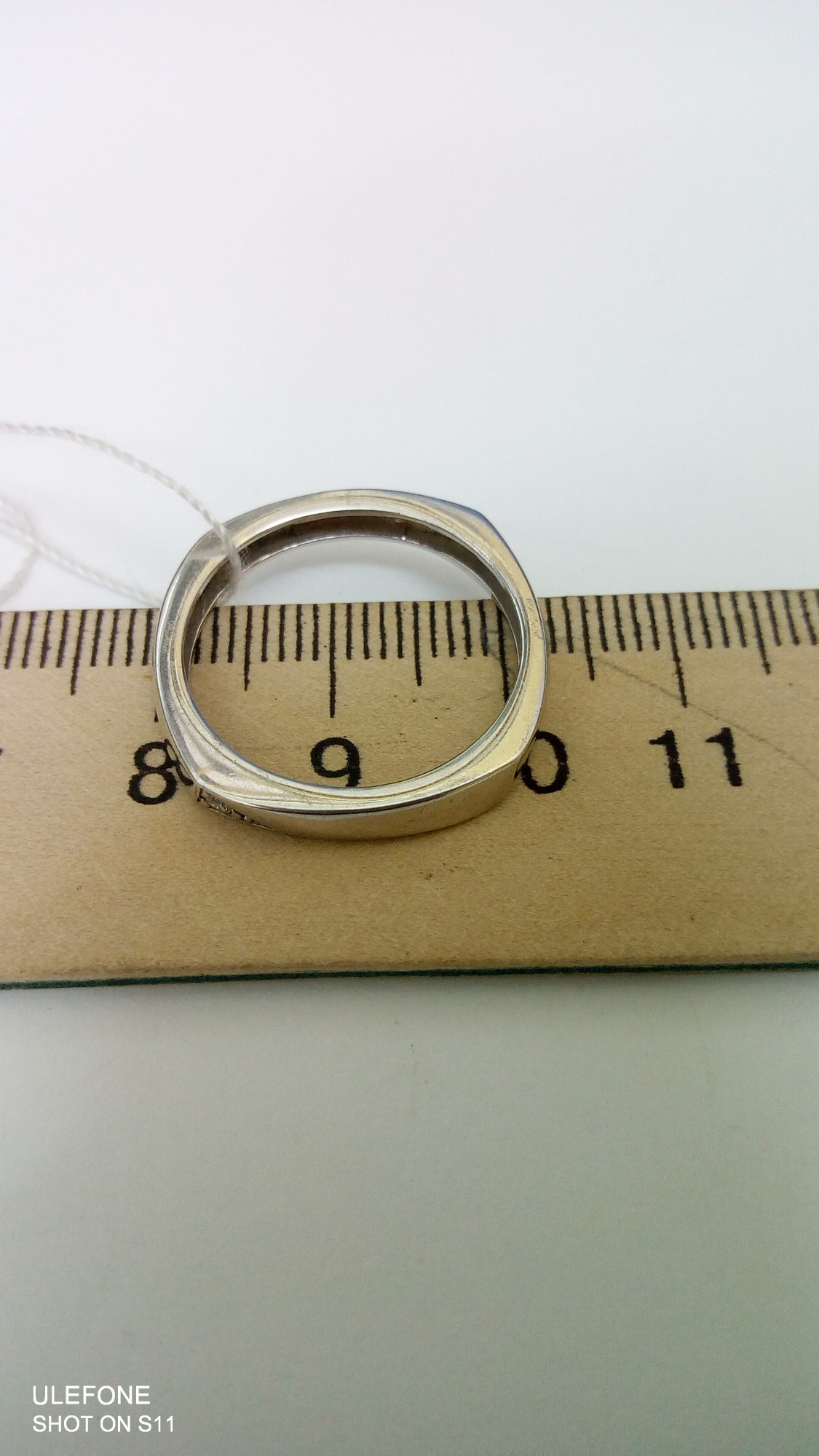 Серебряное кольцо с цирконием (30531813) 3