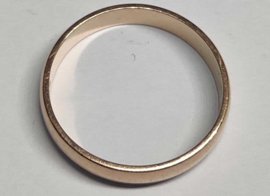 Обручальное кольцо из красного золота (33698635) 3