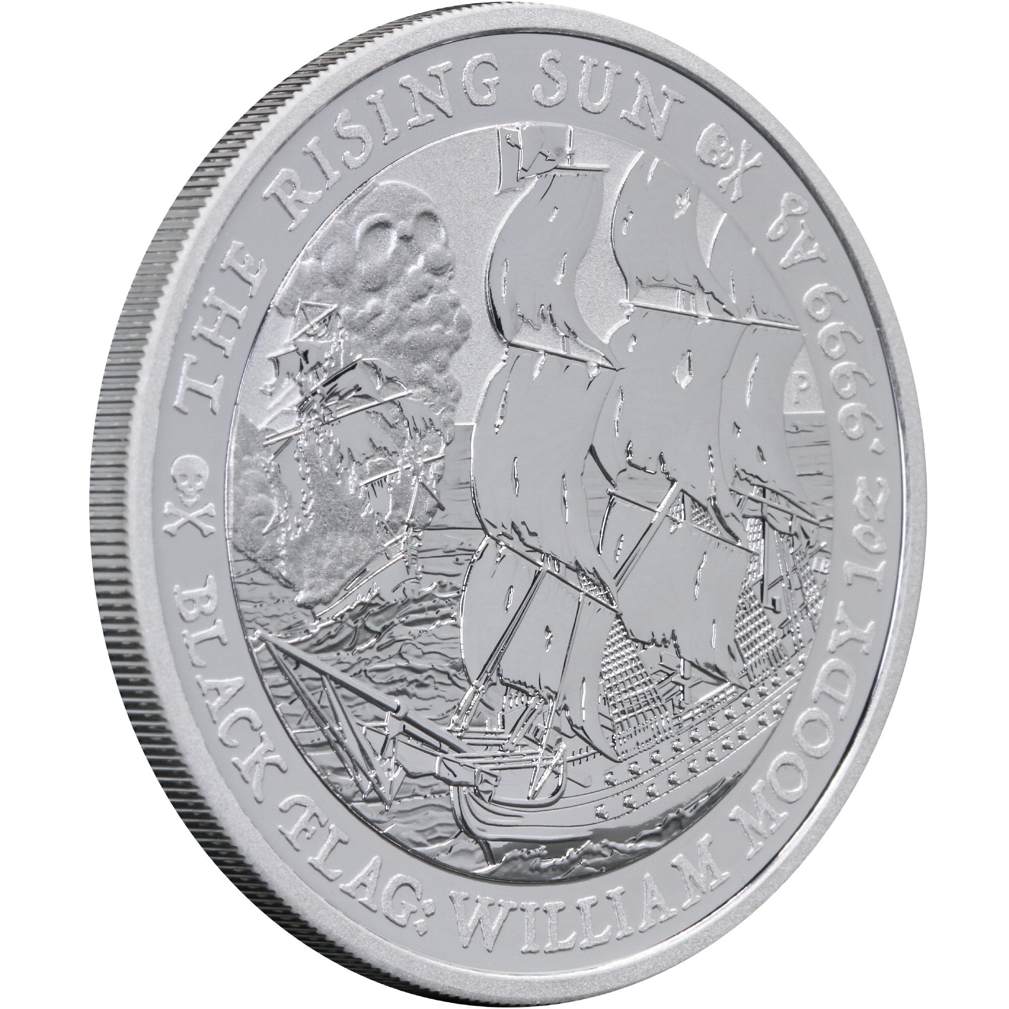 Серебряная монета 1oz Пиратский корабль Восходящее Солнце 1 доллар 2022 Тувалу (29128392) 9