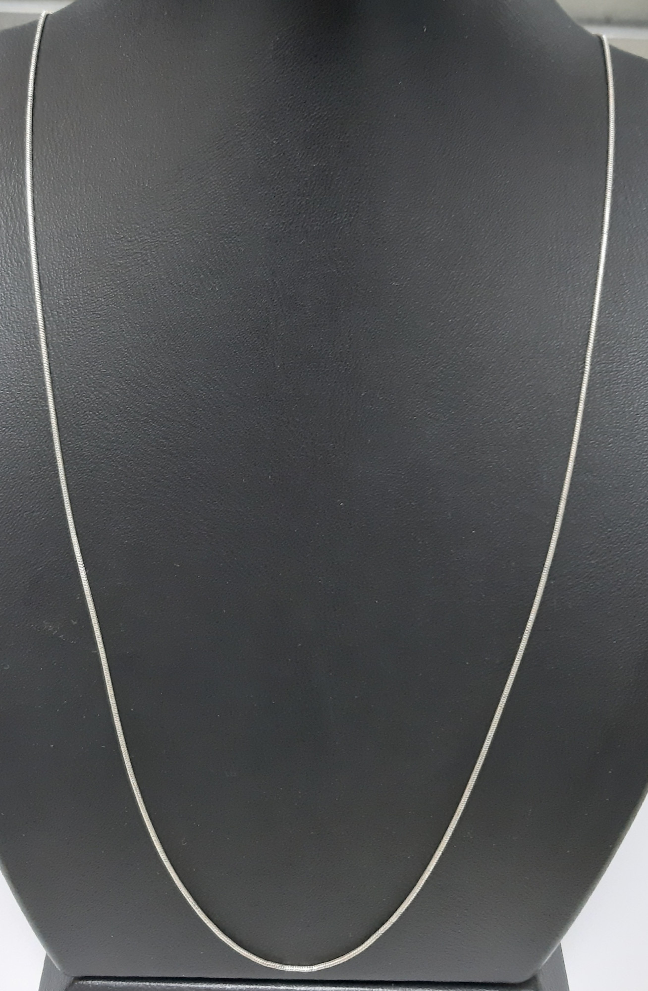 Серебряная цепь с плетением Снейк (30528544) 6