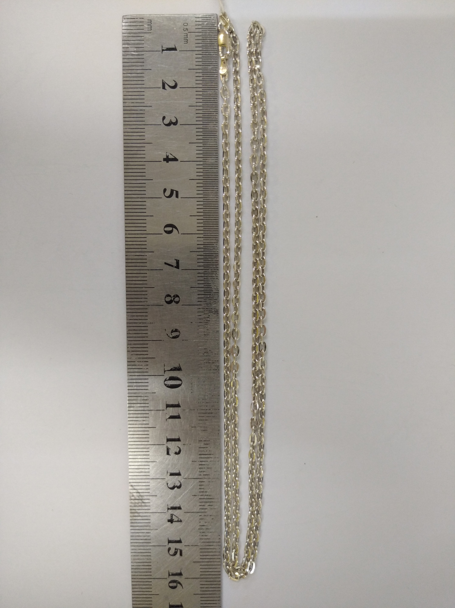 Срібний ланцюг із плетінням Якірне (33260387) 2