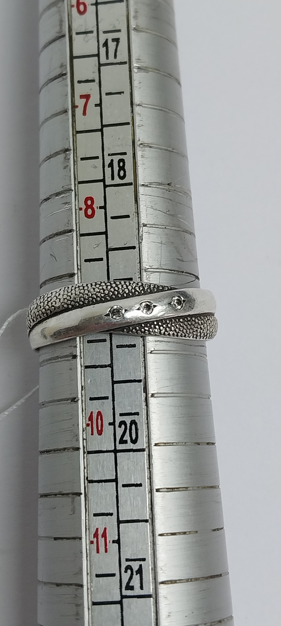 Серебряное кольцо с цирконием (33807913) 2