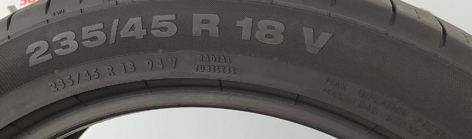  Літні шини 235/45 R18 CONTINENTAL CONTISPORTCONTACT 5 4mm 3