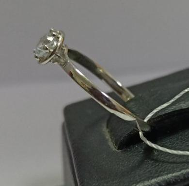 Серебряное кольцо с цирконием (30872121) 2