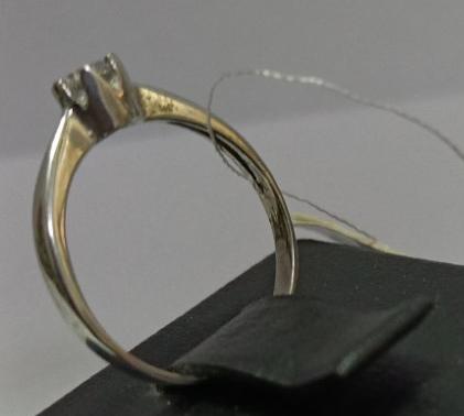 Серебряное кольцо с цирконием (30872301) 2