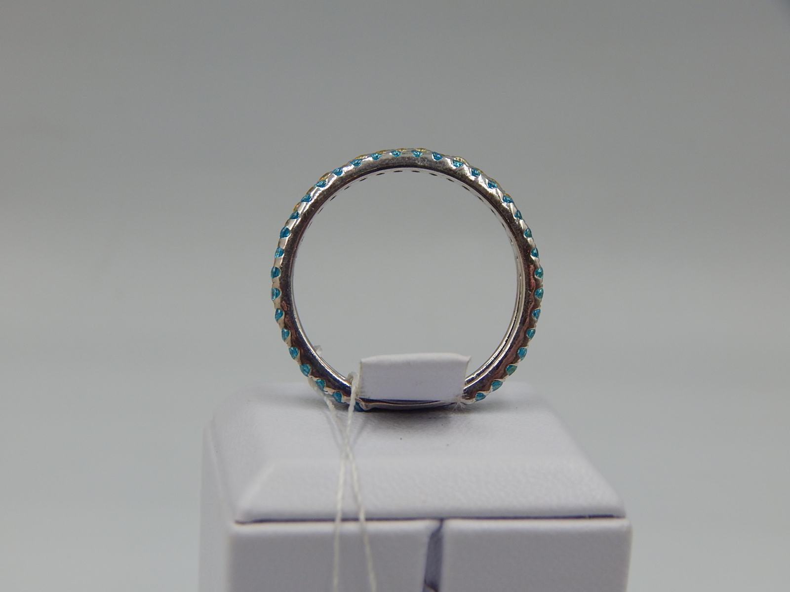 Серебряное кольцо с цирконием (30662571) 3