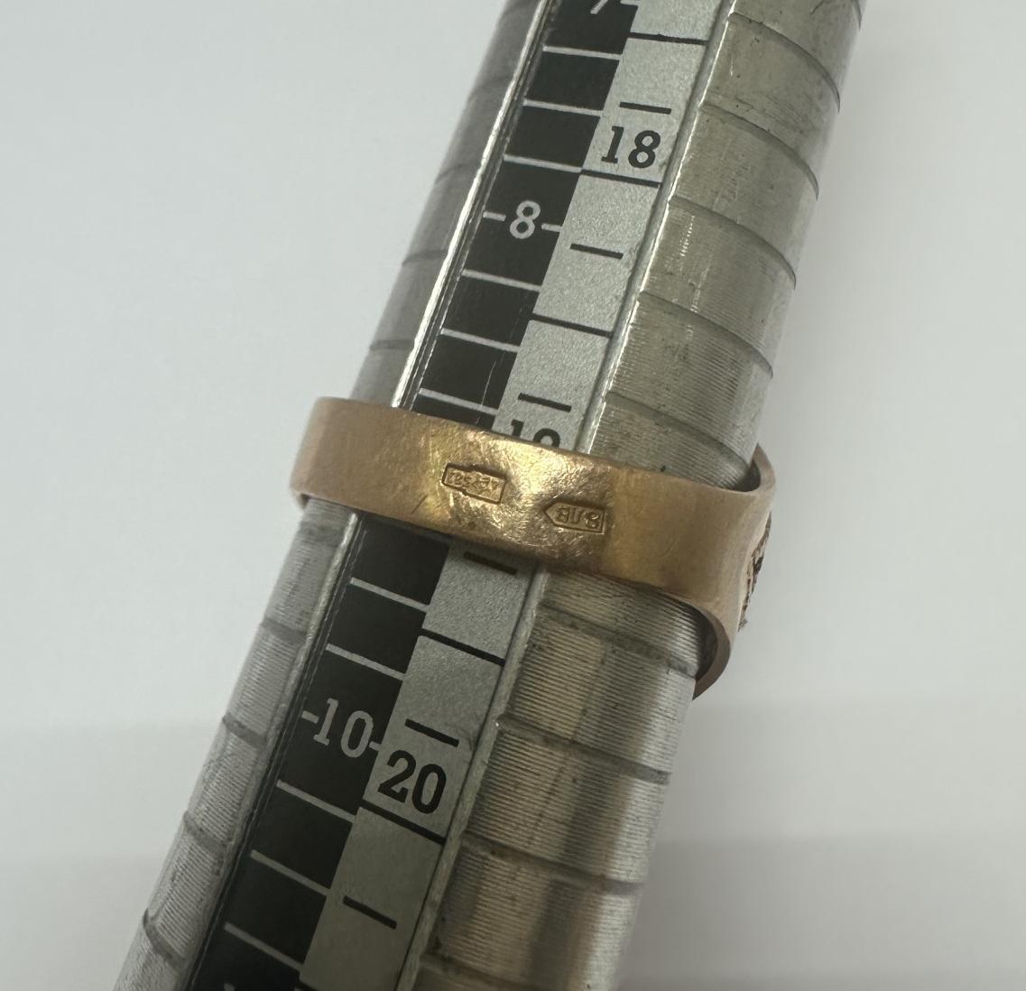 Кольцо из красного золота с цирконием (33940722)  2