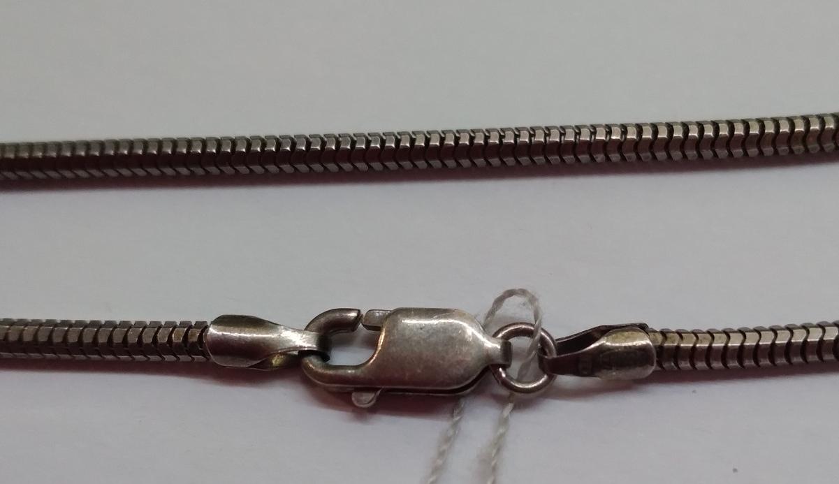 Серебряная цепь с плетением Снейк (30515200) 0