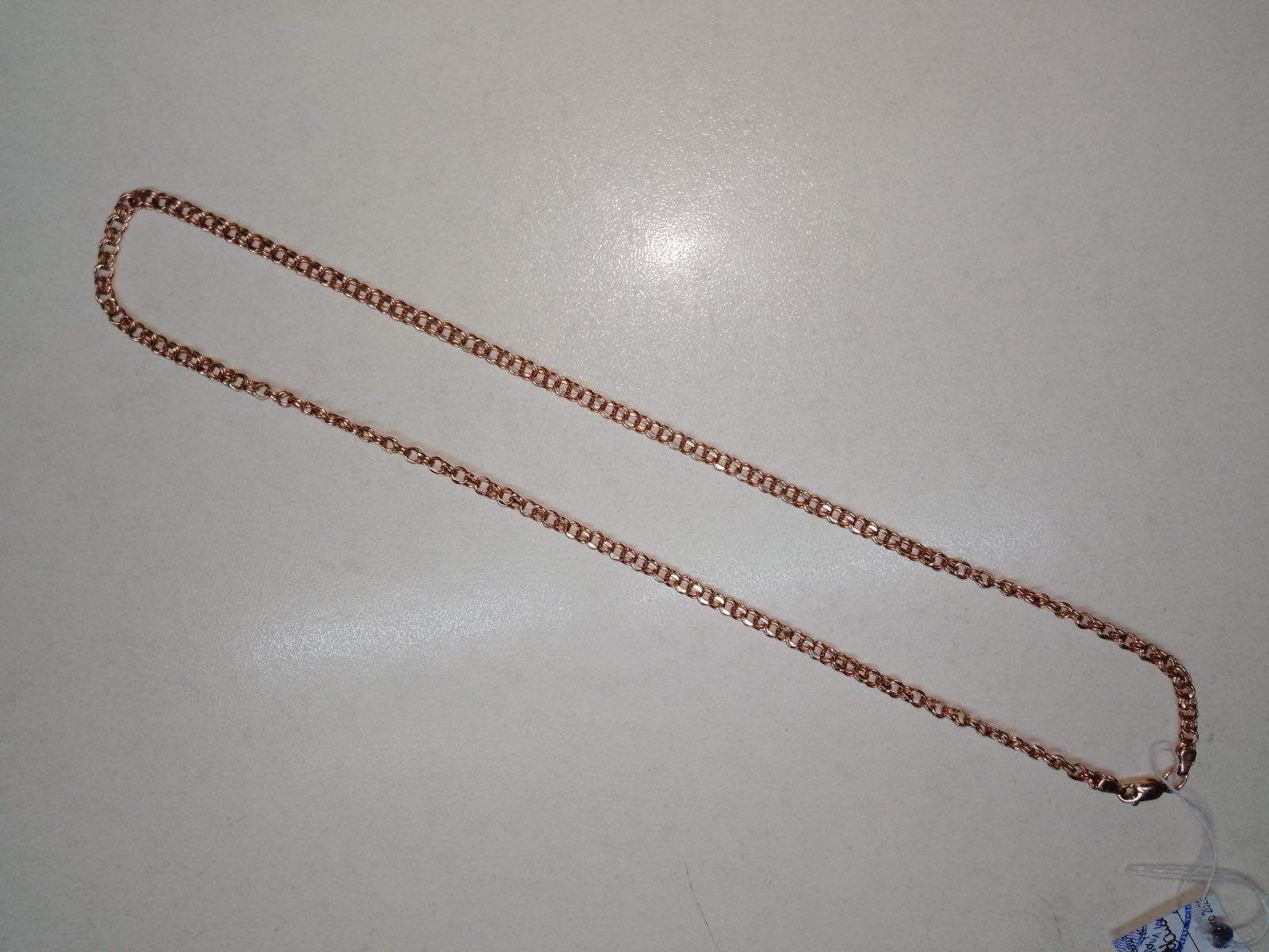 Ланцюжок з червоного золота з плетінням Фантазійне (33055066) 0