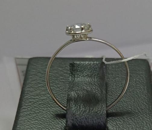Серебряное кольцо с цирконием (30872121) 3