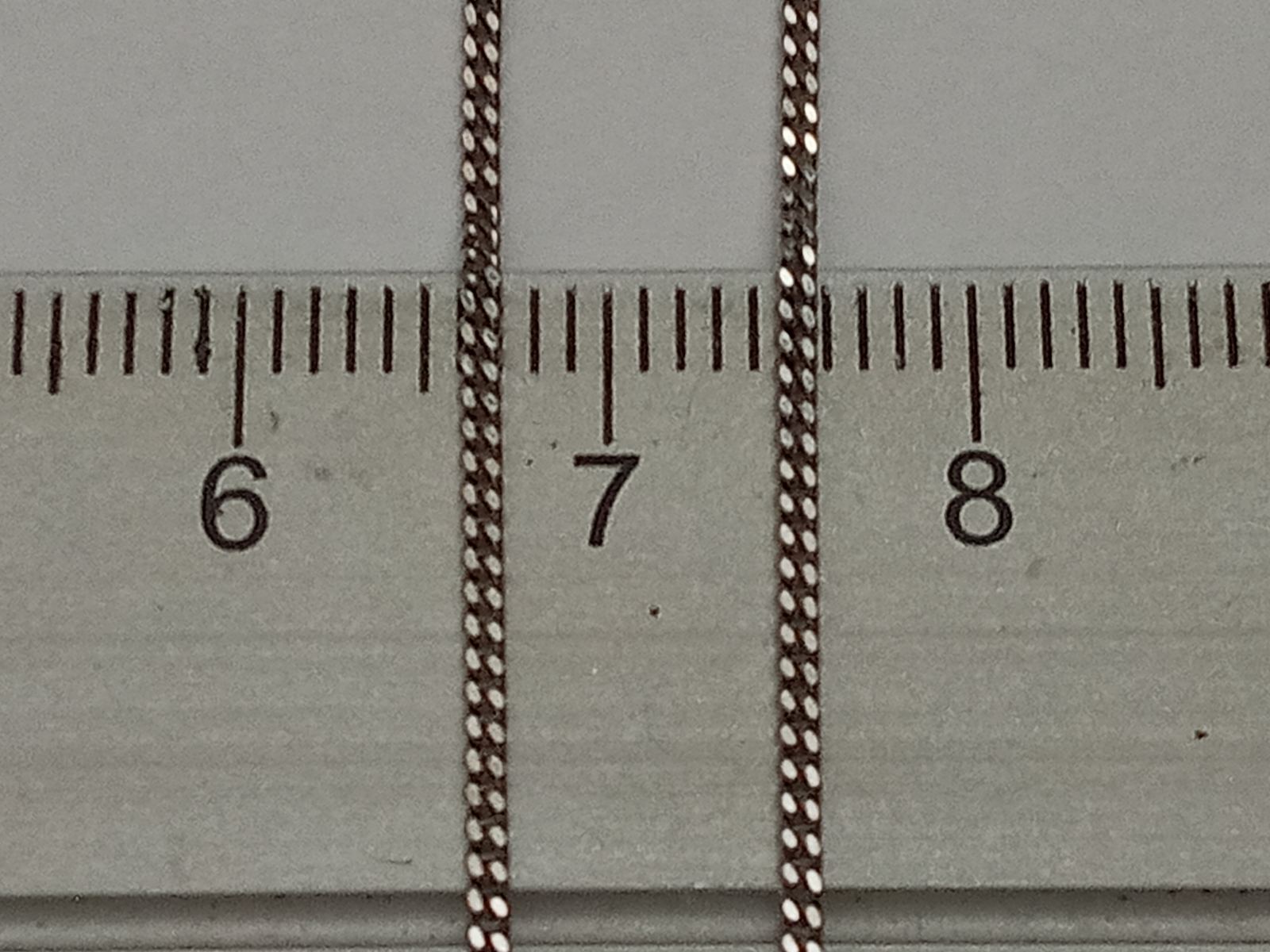 Серебряная цепь с плетением панцирное (29034204) 3
