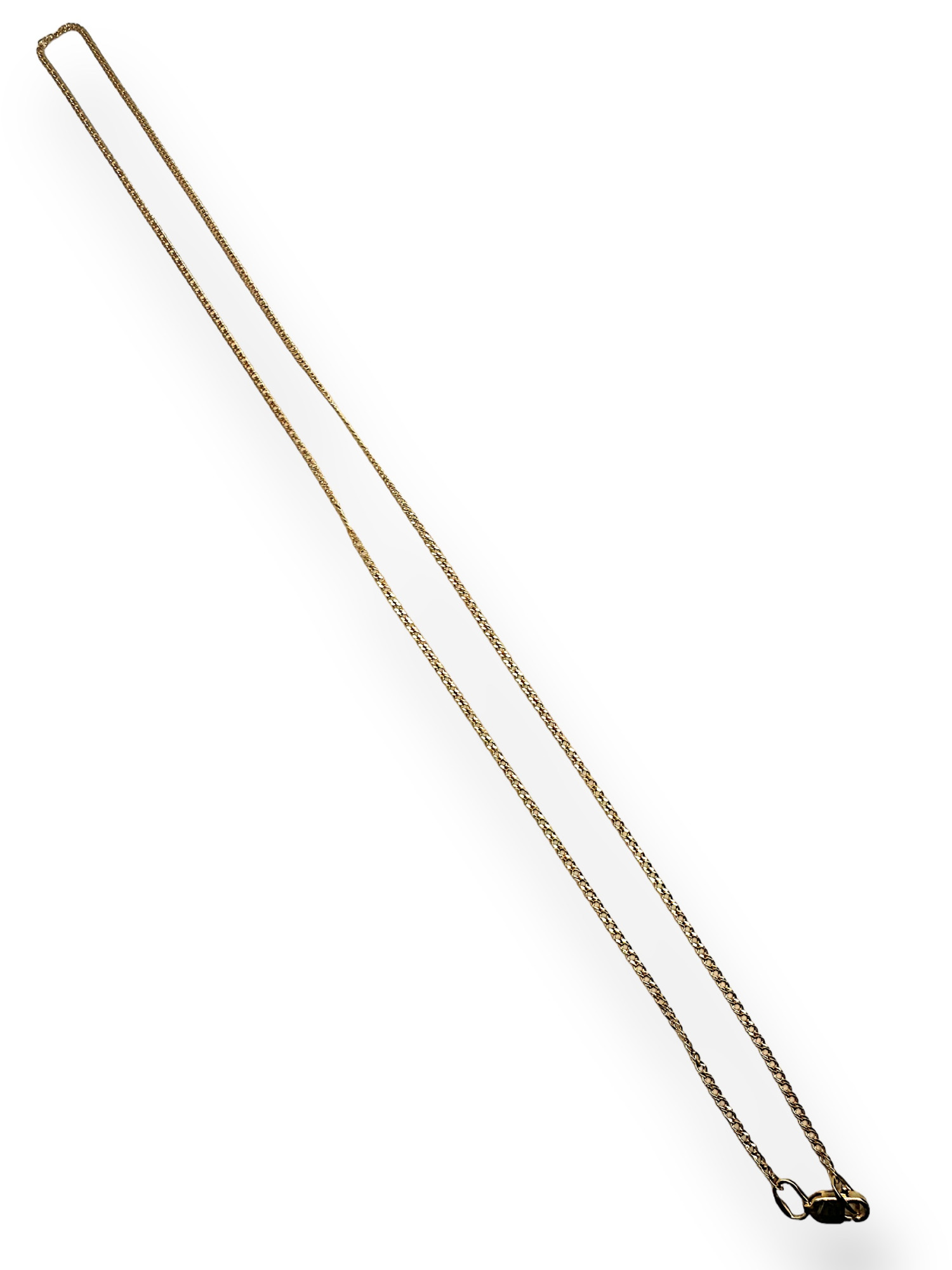 Ланцюжок з червоного золота з плетінням подвійний Ромб (32741160) 2