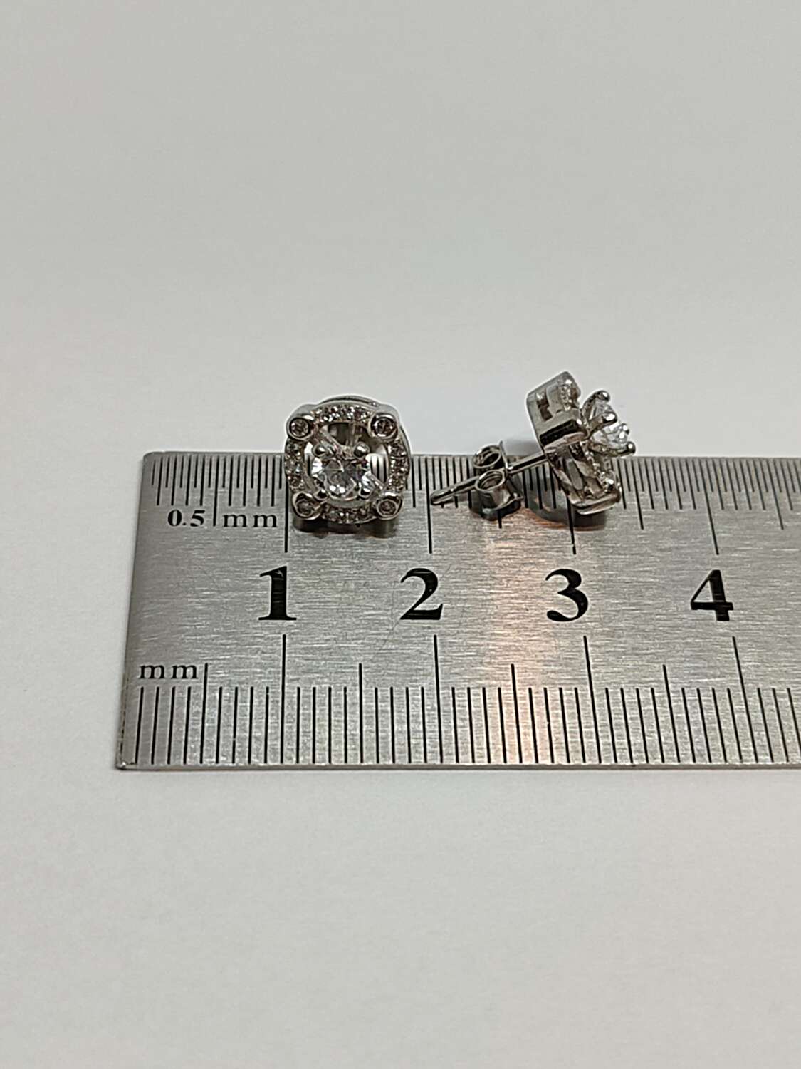 Серебряные серьги с цирконием (33617138) 2