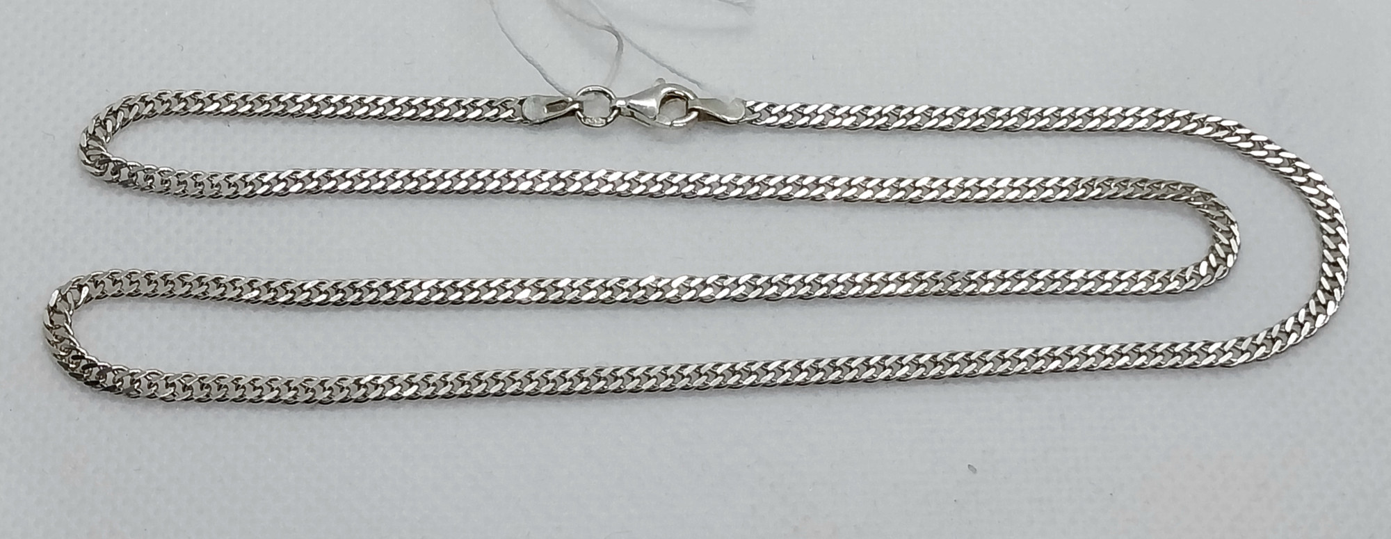 Серебряная цепь с плетением Двойной ромб (33776739) 2