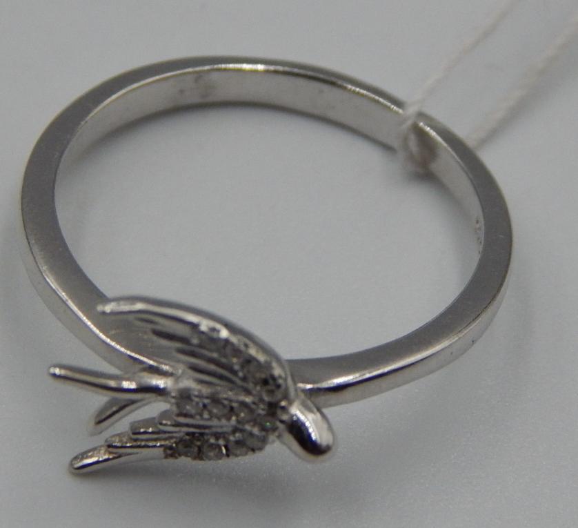 Серебряное кольцо с цирконием (31645564) 2