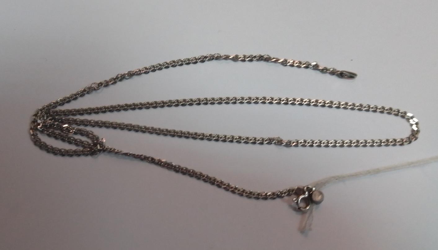 Серебряная цепь с плетением Нонна (30519093) 4