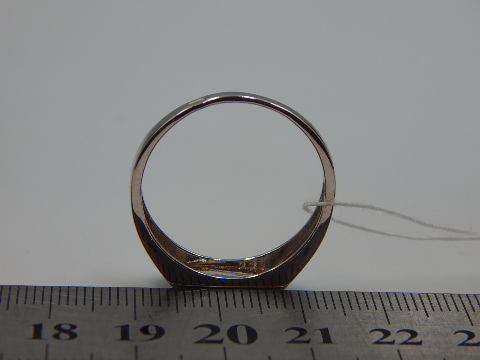 Серебряный перстень с цирконием (33467992) 3