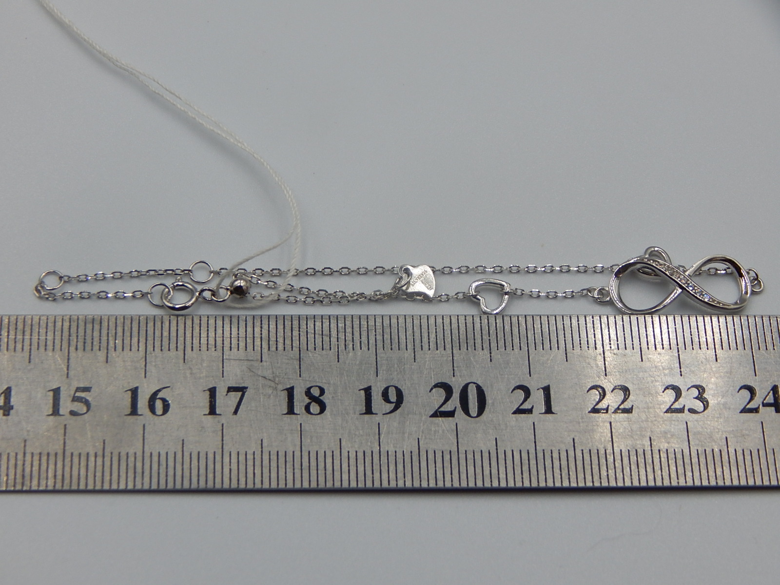 Срібний браслет із цирконієм (31310354) 2