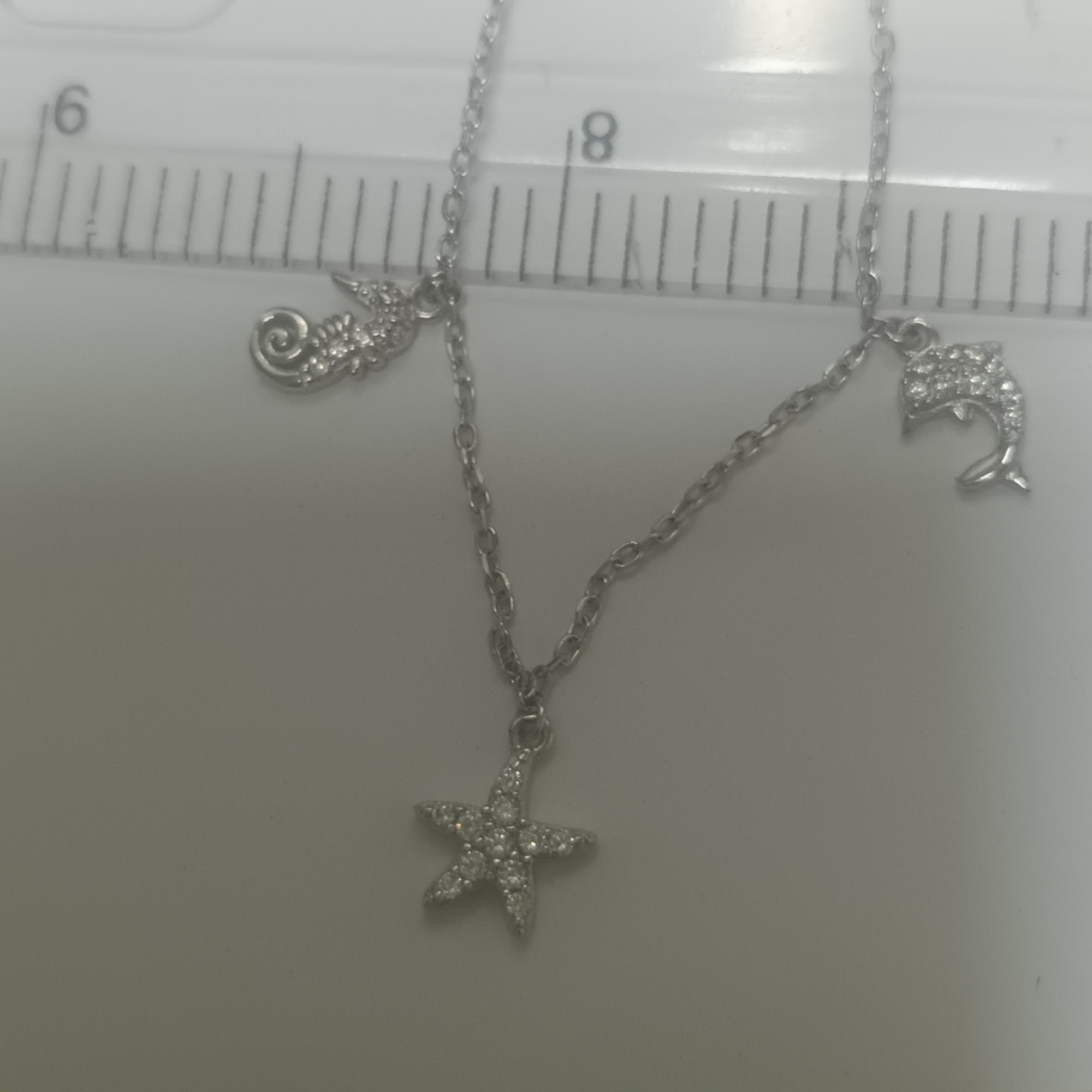 Срібний браслет із цирконієм (30985536) 1