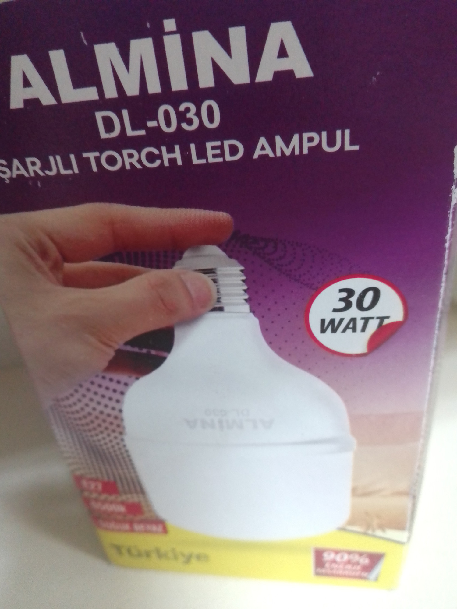 Аккумуляторная светодиодная лампа Almina DL-030 30W 2