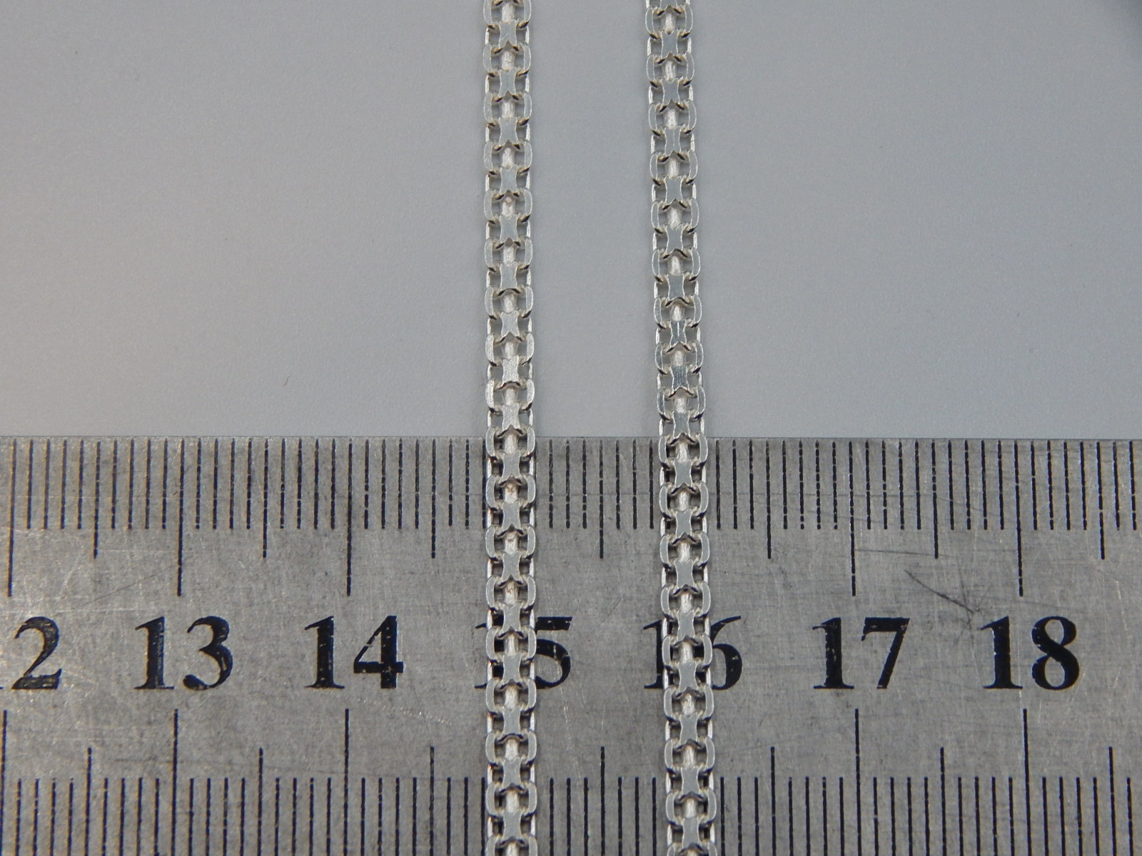 Серебряная цепь с плетением Фантазийное (32202636) 2