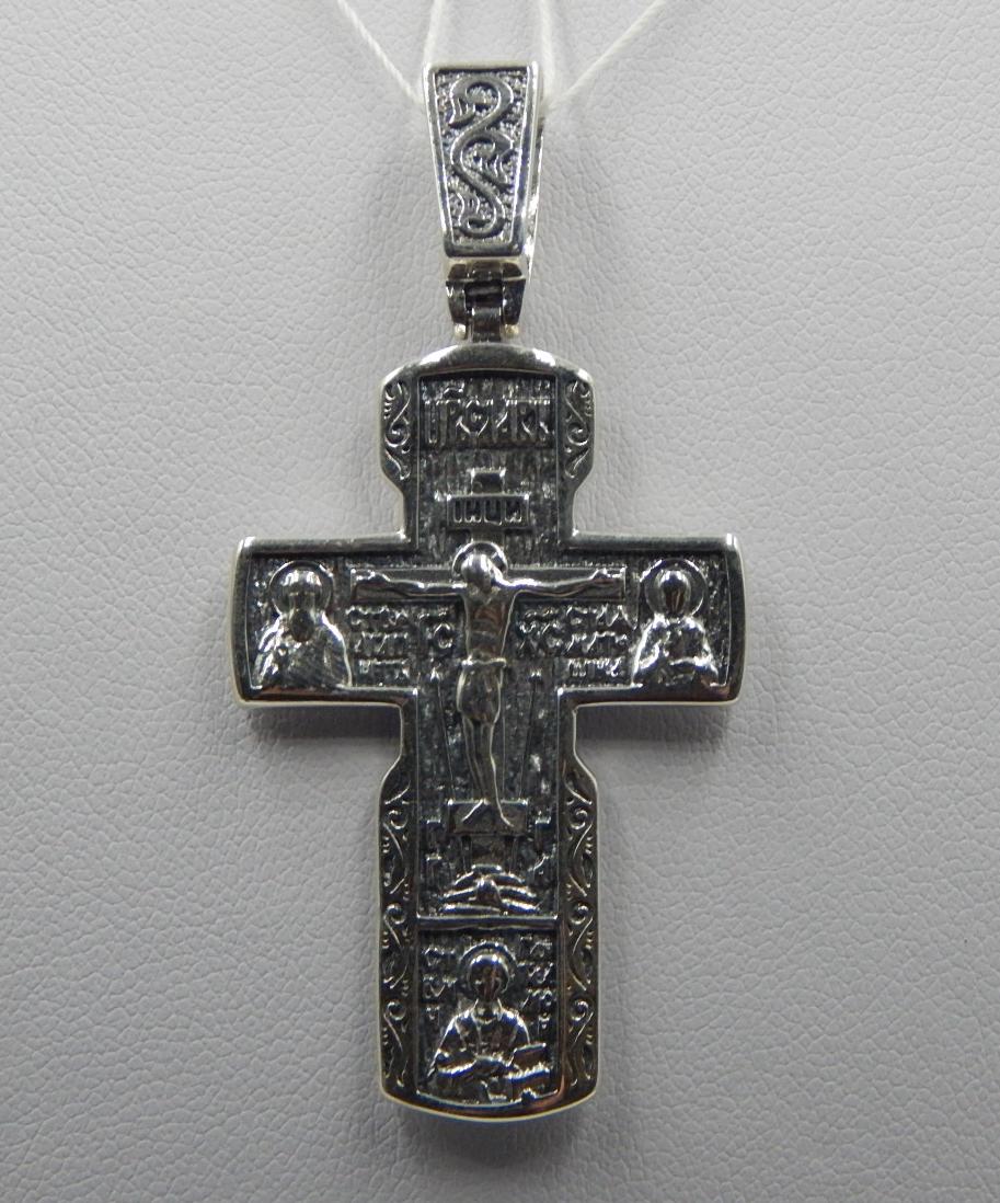 Срібний підвіс-хрест (32320938) 0