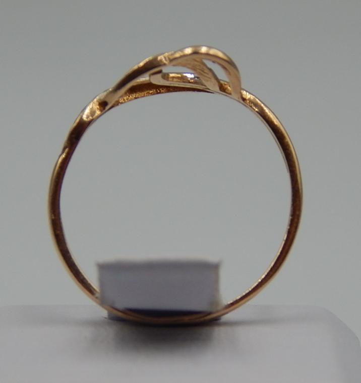 Кольцо из красного и белого золота (31239640) 2