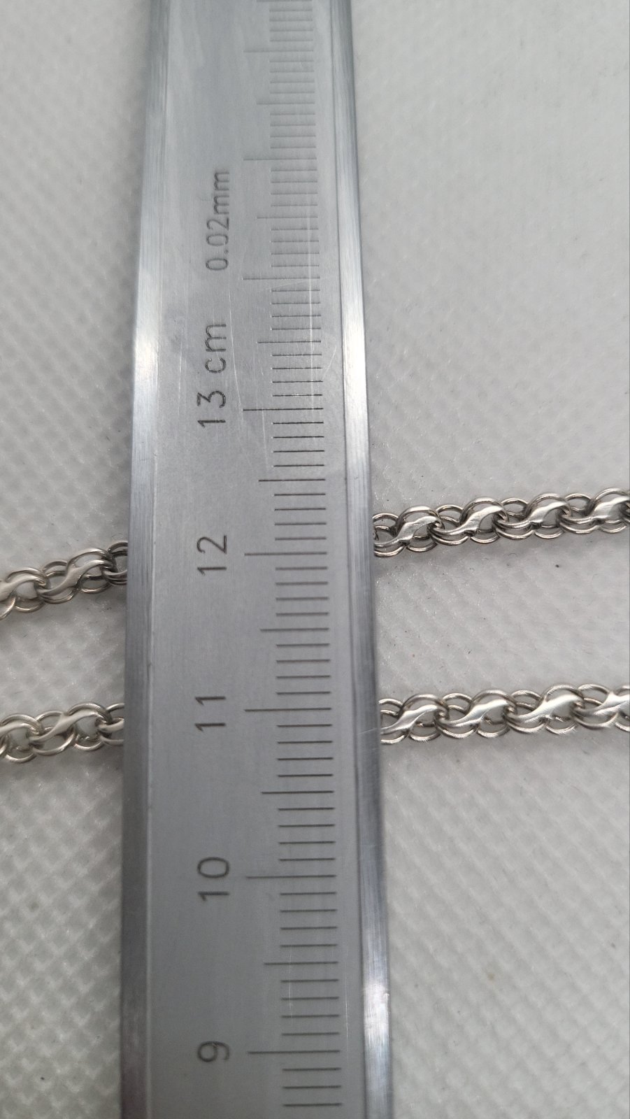 Срібний ланцюг з плетінням Струмочок (31762323) 3