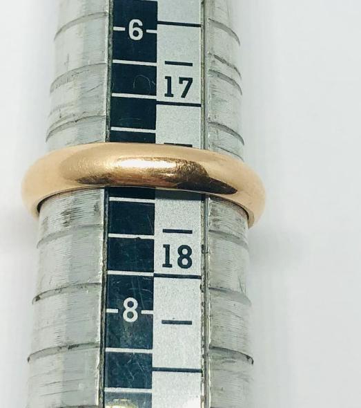 Обручальное кольцо из красного золота с рубином (33677496)  2