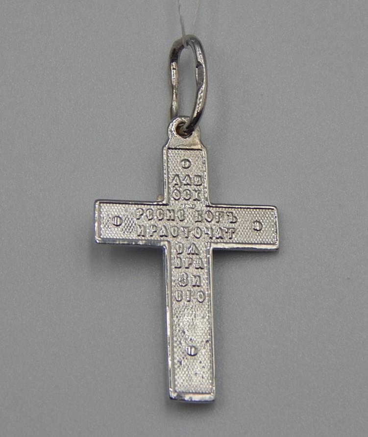 Срібний підвіс-хрест (32390071) 1
